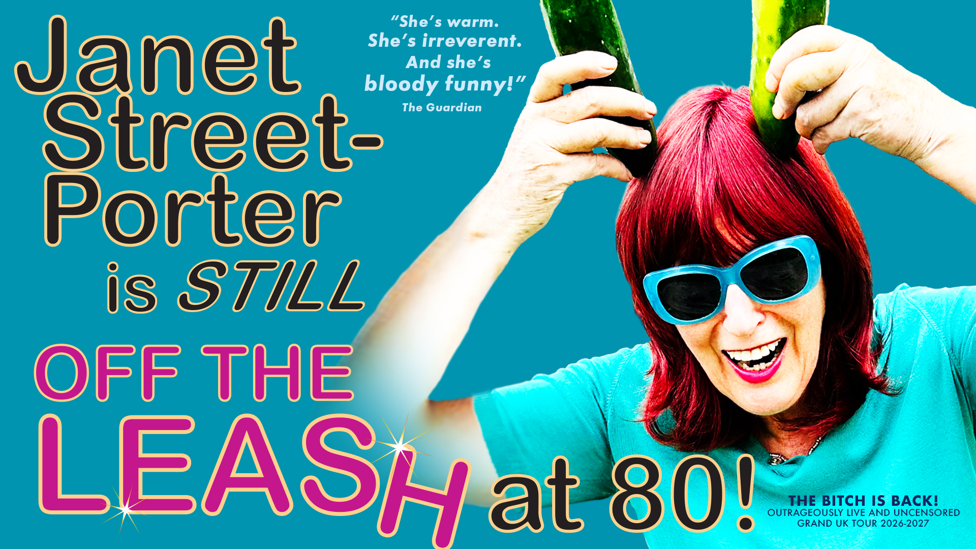 Janet Street-Porter is Still off the Leash at 80!